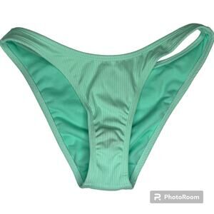 Women's Xhilaration High Leg Scoop Waist Bikini Bottom Size Medium